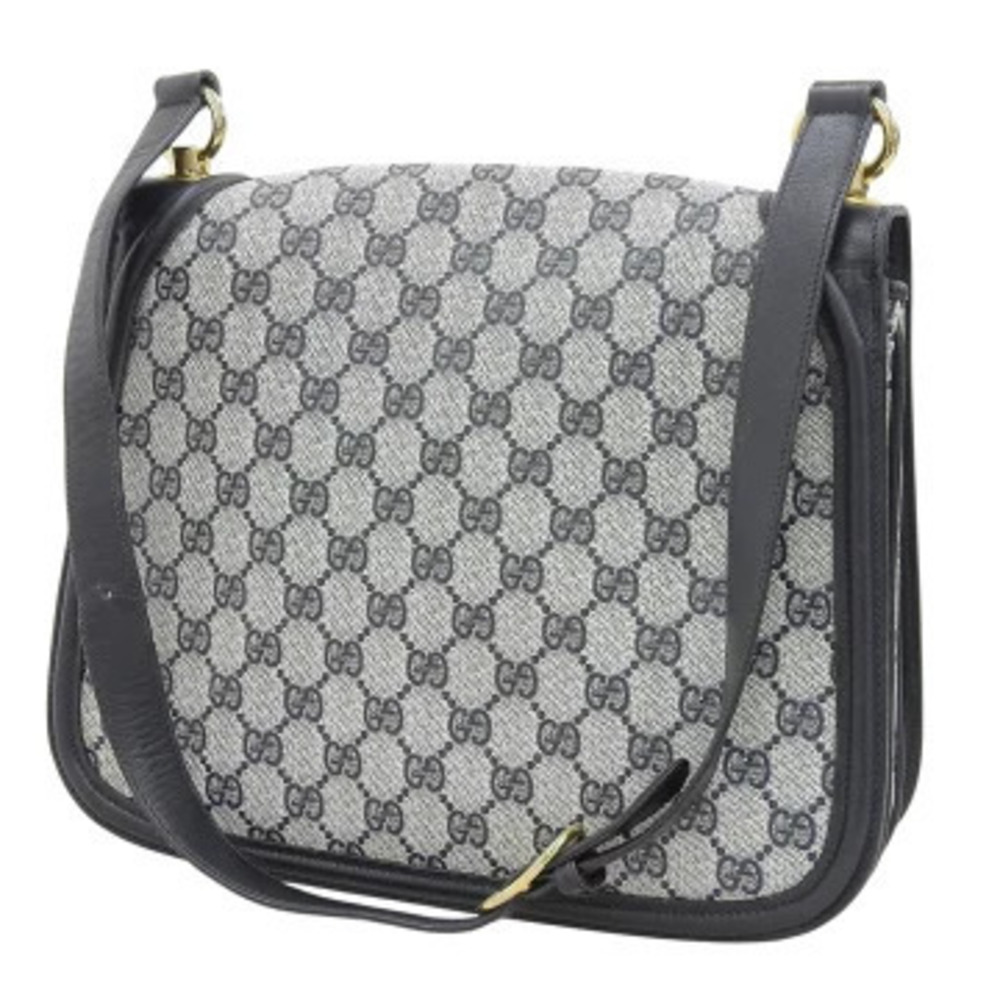 Gucci Interlocking Bag GG Shoulder Supreme Blue GG Logo Navy